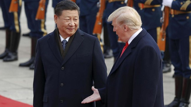 Kemenko Perekonomian memperkirakan tensi perang dagang AS dan China baru akan mereda jika pertumbuhan ekonomi AS keok pada kuartal II 2019 ini.