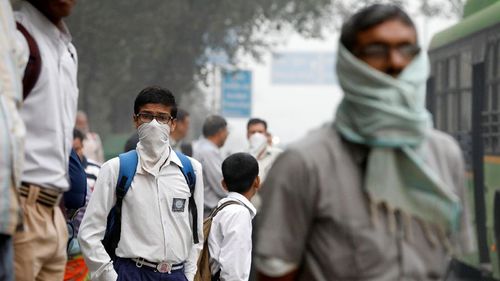 Saking Tercemarnya, Anak Sehat Bisa Mendadak Kena Radang Paru di India Saking Tercemarnya, Anak Sehat Bisa Mendadak Kena Radang Paru di India
