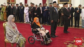 Jokowi Anugerahi Tanda Jasa kepada Pendiri HMI