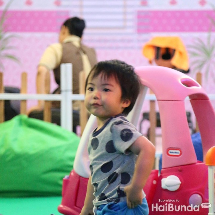 <p>Bun, kakak main sepeda dulu ya. </p>