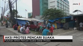Cari Suaka, Puluhan WNA Berkemah di Depan Kantor Imigrasi