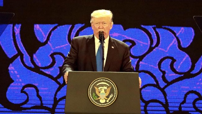 Presiden Amerika Serikat, Donald Trump, mengatakan bahwa sekarang ini Asia sedang tersandera fantasi ambisi nuklir Korea Utara dan harus segera melepaskan diri.