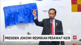 VIDEO: Jokowi Resmikan Pesawat 'Anak Bangsa' Nurtanio