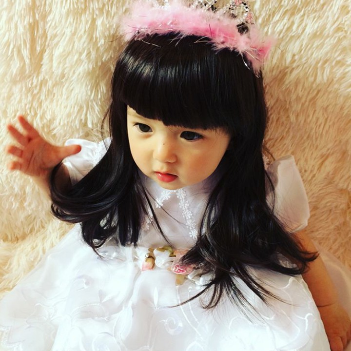 <p>Jadi makin nggemesin ya kalau pakai wig.  (Foto: instagram/ @cutechonemilie)</p>