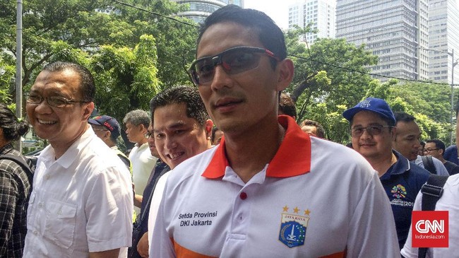 Padahal, rencana ini telah digaungkan sejak Sandiaga masih menjadi salah satu kandidat Calon Wakil Gubernur DKI Jakarta yang berpasangan dengan Anies Baswedan.