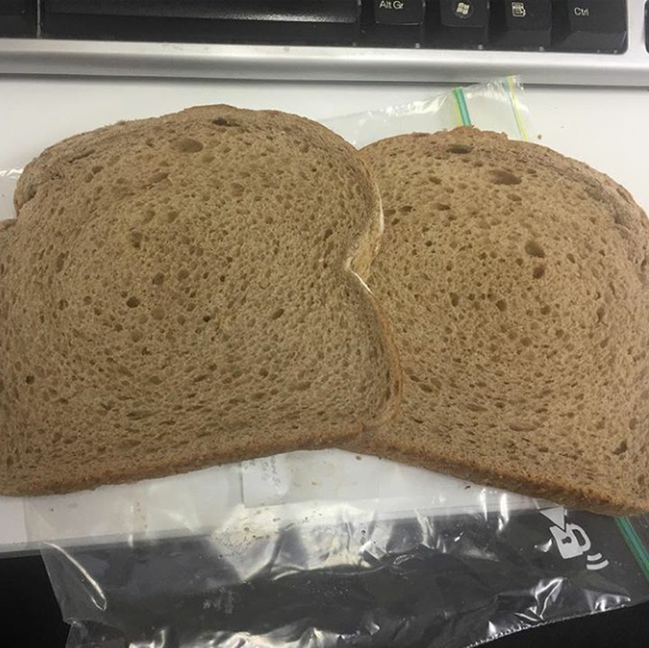 <p>Hamil bisa bikin wanita jadi pelupa. Suami yang satu ini pernah jadi 'korbannya'.  Sang istri lupa ngasih 'filling' ke roti untuk bekalnya. ( Foto: Instagram @franki743)</p>
