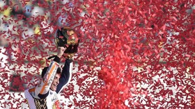 FOTO: Perayaan Marquez Jadi Juara Dunia MotoGP 2017