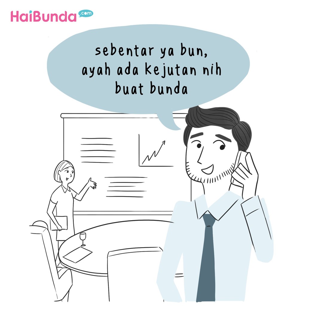 Ayah punya kejutan buat bunda berupa 'bingkisan sayang' yang bikin bunda melting. Nah, kalau Bunda pernah dapat kejutan sederhana apa yang bikin melting?