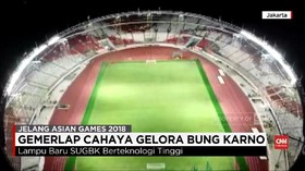 VIDEO: Gemerlap Cahaya Stadion Gelora Bung Karno