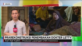 Pra Rekonstruksi Kasus Penembakan Dokter oleh Suami
