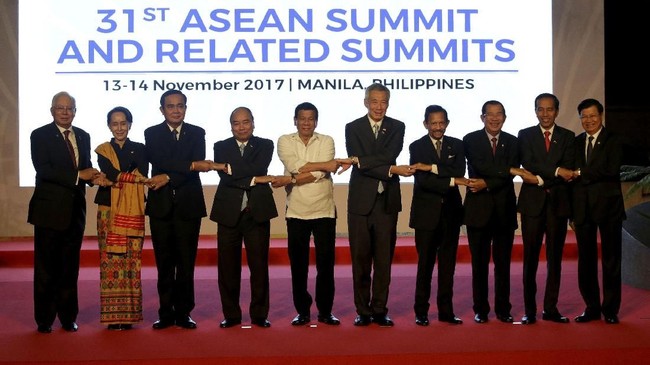 Rancangan pernyataan bersama para pemimpin dalam KTT ASEAN menekankan pada bantuan kemanusiaan di Rakhine Utara, Myanmar.