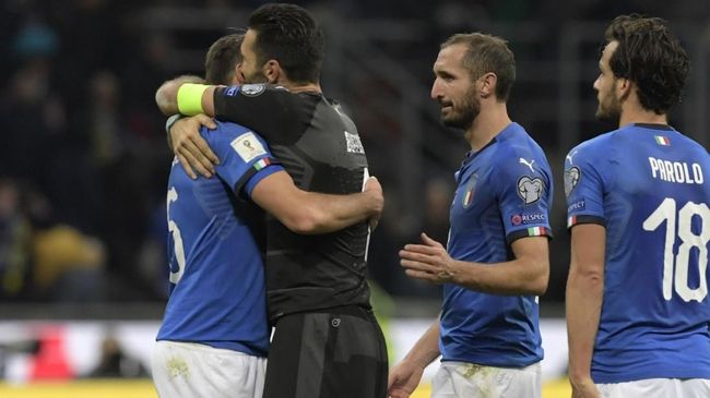 The moment the Italian national team failed to make it to the World Cup