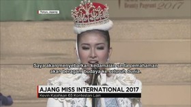 Wakil Indonesia Menangkan Ajang Miss International 2017