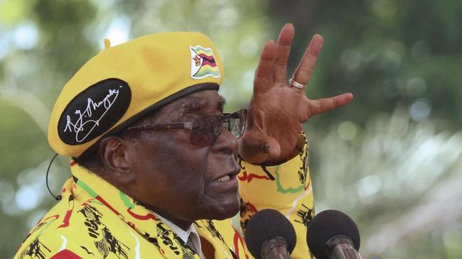 Mugabe Tolak Mundur Dari Jabatan Presiden Zimbabwe