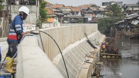 BBWSCC Sebut Normalisasi Ciliwung Baru 50 Persen