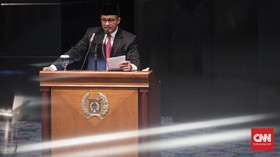 APBD DKI 2018 Rp77,117 Triliun, Anies Tanggapi Interupsi