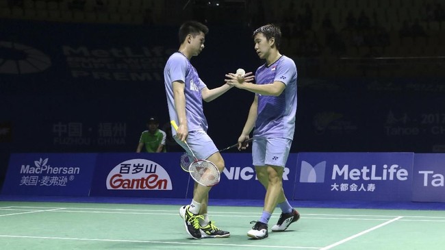 Kevin Sanjaya/Marcus Fernaldi Gideon berhasil melaju ke babak kedua sedangkan Jonatan Christie harus tersingkir di babak awal ini.