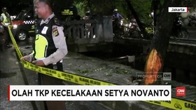 VIDEO: Olah TKP Kecelakaan Setya Novanto