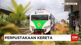 Perpustakaan di Dalam Gerbong Kereta Api