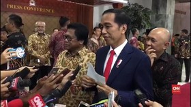 VIDEO: Presiden Jokowi Tak Komentari Kecelakaan Setnov