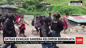 Tim Satgas Gabungan Evakuasi 344 Sandera Kelompok Bersenjata