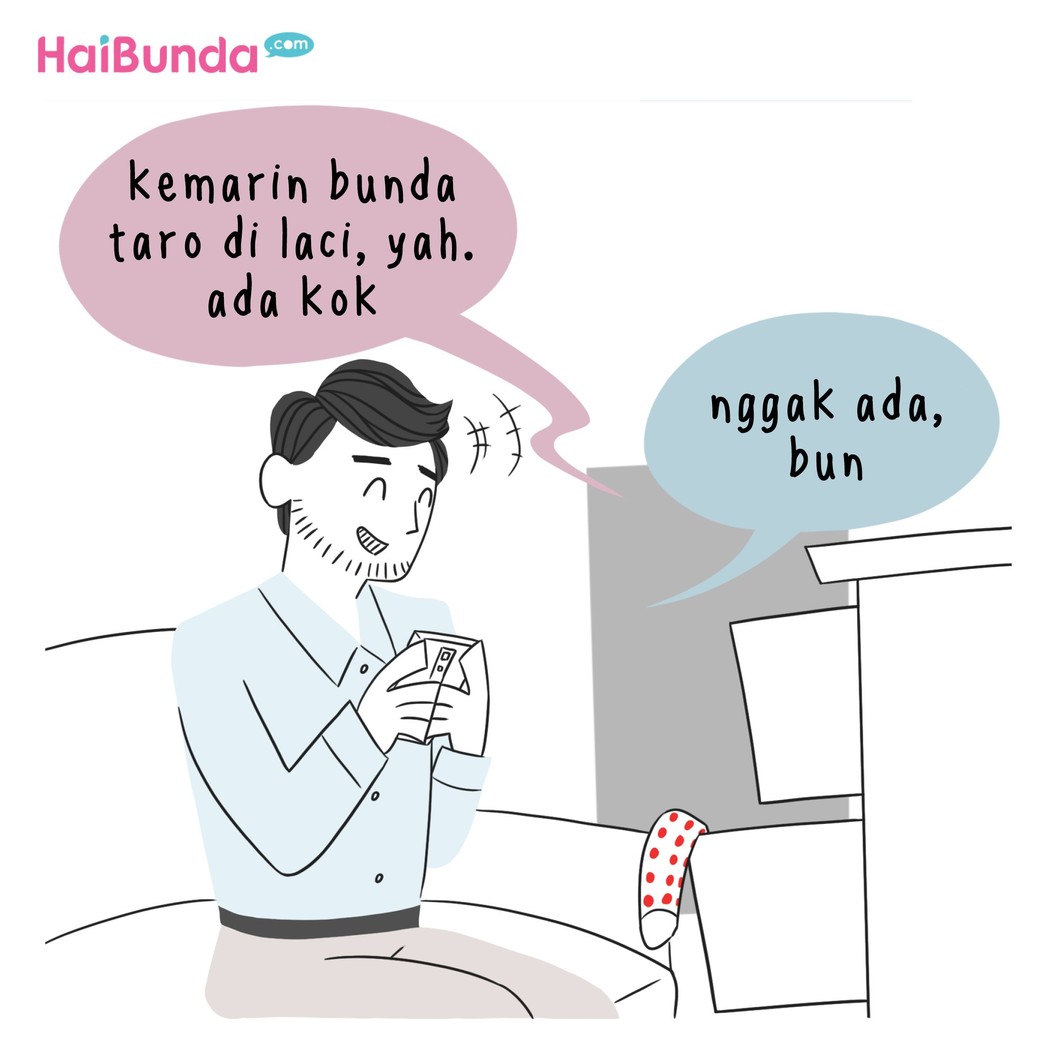 Beginilah kerempongan bunda di komik ini kalau pagi. Bunda juga pernah serempong ini? Kayak gimana sih kerempongannya, Bun? Ceritakan yuk di kolom komentar.
