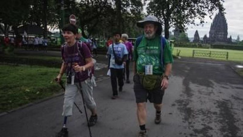 Ajang tahunan Jogja International Hertige Walk (JIHW) ke-9 resmi berlangsung di Yogyakarta, Sabtu (18/11).