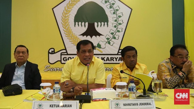 Ketua Umum Golkar Airlangga Hartarto akan membahas jabatan Sekretaris Jenderal setelah munaslub selesai. Sejumlah nama mulai muncul untuk menggantikan Idrus.