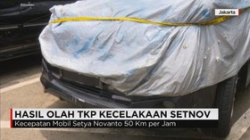 Hasil Olah TKP Kecelakaan Setya Novanto