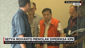 Setya Novanto Menolak Diperiksa KPK
