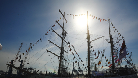 KRI Dewaruci dan Bima Suci Riuhkan Sail Sabang 2017
