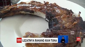 VIDEO: Rahang Ikan Tuna Kini Jadi Kuliner Favorit Manado