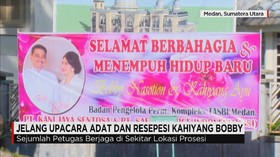 Jelang Upacara Adat dan Resepsi Kahiyang - Bobby