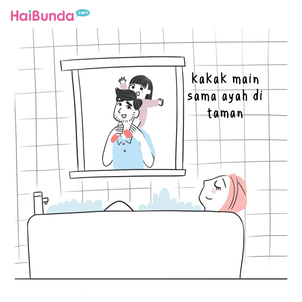 Ini dia hal sederhana yang buat bunda di komik ini terasa mewah. Kalau Bunda, hal sederhana apa yang bisa terasa mewah? Ceritain yuk di kolom komentar.