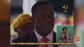 VIDEO: Mnangagwa Resmi Dilantik Jadi Presiden Baru Zimbabwe