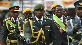 FOTO: Pelantikan Mnangagwa Jadi Presiden Baru Zimbabwe