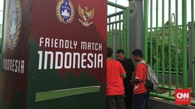 Timnas Indonesia vs Guyana: Suporter Mulai Ramaikan Stadion