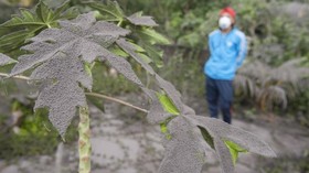Gunung Agung Awas, Warga Denpasar Kehabisan Masker Khusus Abu