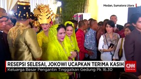 Resepsi Kahiyang-Bobby Selesai