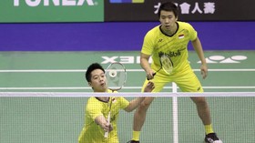 Kevin/Marcus Hancurkan Ganda Denmark di Super Series Finals