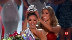 VIDEO: Sorak Afrika Selatan Raih Mahkota Miss Universe 2017