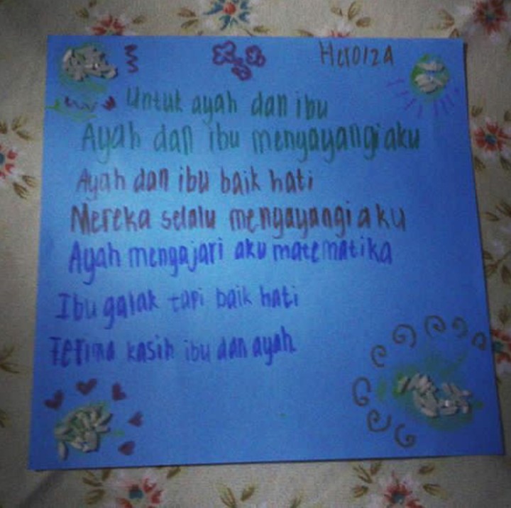 Waduh, ini surat berisi kekesalan kamu ke siapa, Nak? (Foto: Instagram: @liyya_udzma)
