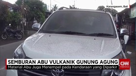 Abu Vulkanik Gunung Agung