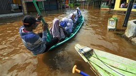 Sungai Cikapundung Meluap, Tiga Kecamatan di Bandung Terendam