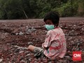FOTO: Lahar Dingin Gunung Agung