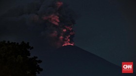 Gunung Agung Kembali Tremor Berskala Tinggi