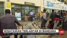 Wisatawan Terlantar Akibat Aktivitas Gunung Agung