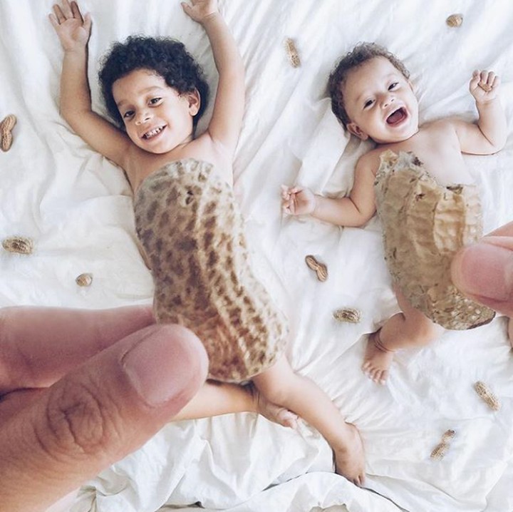 <p>Lucu nih Bun, kulit kacang sebagai bajunya. (Foto: lnstagram @spoonfulone)</p>