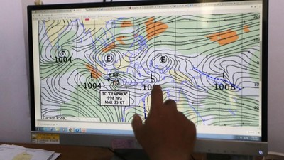 BMKG: Siklon Tropis Paddy Punah Hari Ini, Angin Kencang Berkurang