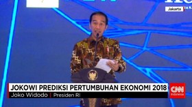 Jokowi Prediksi Pertumbuhan Ekonomi 2018
